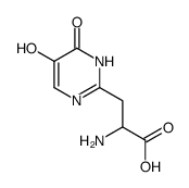 2-amino-3-(4,5-dihydroxypyrimidin-2-yl)propanoic acid结构式