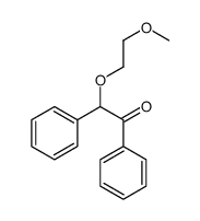 2-(2-methoxyethoxy)-1,2-diphenylethanone Structure