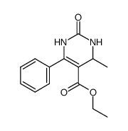 ethyl 1,2,3,4-tetrahydro-4-methyl-2-oxo-6-phenylpyrimidine-5-carboxylate Structure