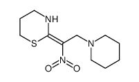 2-(1-nitro-2-piperidin-1-ylethylidene)-1,3-thiazinane Structure