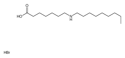 7-(nonylamino)heptanoic acid,hydrobromide Structure