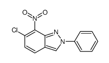 6-chloro-7-nitro-2-phenylindazole Structure