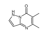 5,6-DIMETHYLPYRAZOLO[1,5-A]PYRIMIDIN-7-OL结构式