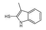3-methyl-1H-indole-2-thiol结构式