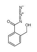 2-(hydroxymethyl)benzoyl azide Structure
