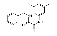 N-benzyl-N'-(3,5-dimethylphenyl)oxamide结构式