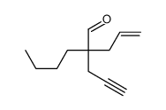 2-prop-2-enyl-2-prop-2-ynylhexanal Structure