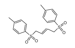 1,4-bis(p-tolylsulfonyl)-(E)-2-butene Structure