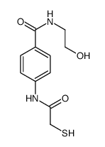 N-(2-hydroxyethyl)-4-[(2-sulfanylacetyl)amino]benzamide Structure