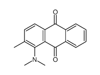 1-(dimethylamino)-2-methylanthracene-9,10-dione结构式