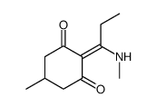 5-methyl-2-[1-(methylamino)propylidene]cyclohexane-1,3-dione结构式