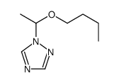 1-(1-butoxyethyl)-1,2,4-triazole Structure
