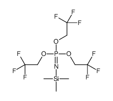tris(2,2,2-trifluoroethoxy)-trimethylsilylimino-λ5-phosphane Structure