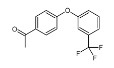 1-[4-[3-(trifluoromethyl)phenoxy]phenyl]ethanone结构式