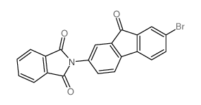 2-(7-bromo-9-oxo-fluoren-2-yl)isoindole-1,3-dione结构式