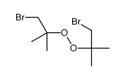 1-bromo-2-(1-bromo-2-methylpropan-2-yl)peroxy-2-methylpropane结构式