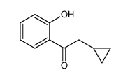 2-cyclopropyl-1-(2-hydroxyphenyl)ethanone Structure