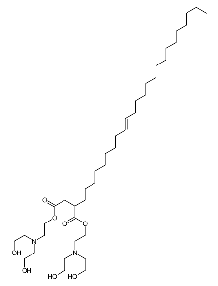bis[2-[bis(2-hydroxyethyl)amino]ethyl] 2-tetracos-9-enylbutanedioate Structure