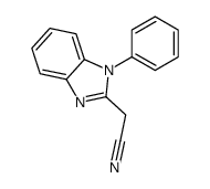 (1-PHENYL-1H-BENZOIMIDAZOL-2-YL)-ACETONITRILE结构式