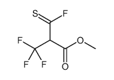 methyl 2-carbonofluoridothioyl-3,3,3-trifluoropropanoate结构式