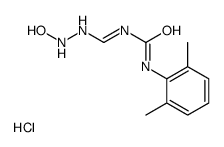 (3E)-1-(2,6-dimethylphenyl)-3-[(2-hydroxyhydrazinyl)methylidene]urea,hydrochloride结构式