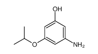 Phenol, 3-amino-5-(1-methylethoxy)- (9CI) structure