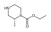 1-Piperazinecarboxylicacid,2-methyl-,ethylester,(2R)-(9CI) structure