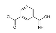 3-Pyridinecarbonyl chloride, 5-(aminocarbonyl)- (9CI) picture