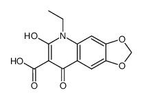5-ethyl-8-hydroxy-6-oxo-5,6-dihydro-[1,3]dioxolo[4,5-g]quinoline-7-carboxylic acid结构式