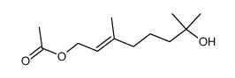 trans-7-acetoxy-1,1,5-trimethyloct-5-en-1-ol结构式