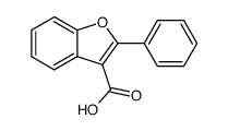 2-phenylbenzofuran-3-carboxylic acid结构式