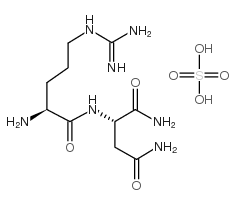 H-Arg-Asn-NH2 sulfate salt结构式