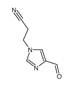 (9ci)-4-甲酰基-1H-咪唑-1-丙腈结构式