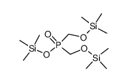 Trimethylsilyl-bis[(trimethylsiloxy)methyl]phosphinat结构式