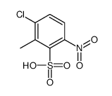 6-chloro-3-nitrotoluene-2-sulphonic acid结构式