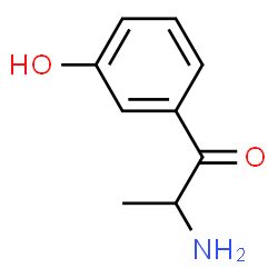 1-Propanone,2-amino-1-(3-hydroxyphenyl)-结构式