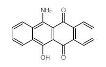5,12-Naphthacenedione,6-amino-11-hydroxy-结构式