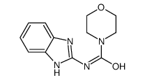 4-Morpholinecarboxamide,N-1H-benzimidazol-2-yl-(9CI) structure