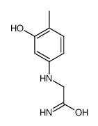 2-[(3-hydroxy-4-methylphenyl)amino]acetamide Structure