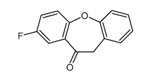 2-fluoro-10,11-dihydro-11-oxodibenz[b,f]oxepin结构式