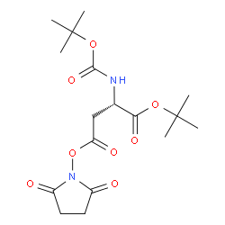 n-t-boc-b-t-butyl-l-aspartic acid n- structure