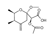 (+)-acetylpederic acid Structure