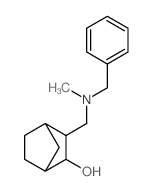 3-[(benzyl-methyl-amino)methyl]norbornan-2-ol结构式