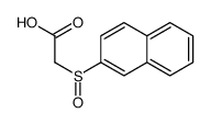 2-naphthalen-2-ylsulfinylacetic acid Structure