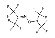 perfluoro(2,5-dimethyl-4-oxa-3,5-diazahex-2-ene) Structure