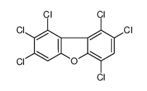 1,2,3,6,8,9-hexachlorodibenzofuran结构式