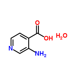 3-Aminoisonicotinic acid hydrate (1:1) Structure