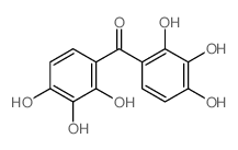 bis(2,3,4-trihydroxyphenyl)methanone Structure