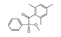 [methoxy(phenyl)phosphoryl]-(2,4,6-trimethylphenyl)methanone Structure