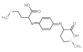 2-[[4-(1-carboxy-3-methylsulfanyl-propyl)imino-1-cyclohexa-2,5-dienylidene]amino]-4-methylsulfanyl-butanoic acid Structure